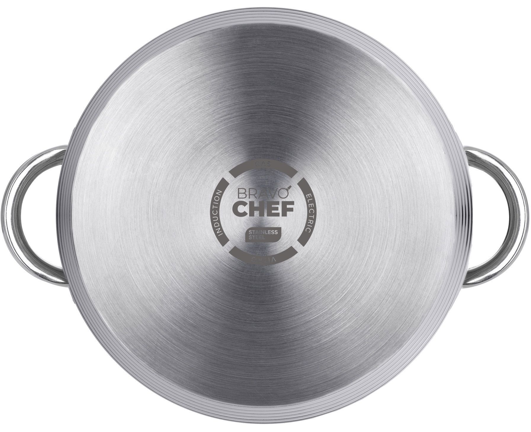 Каструля Bravo Chef 20 см (3.6 л) з кришкою BC-2001-20P 7092284 фото