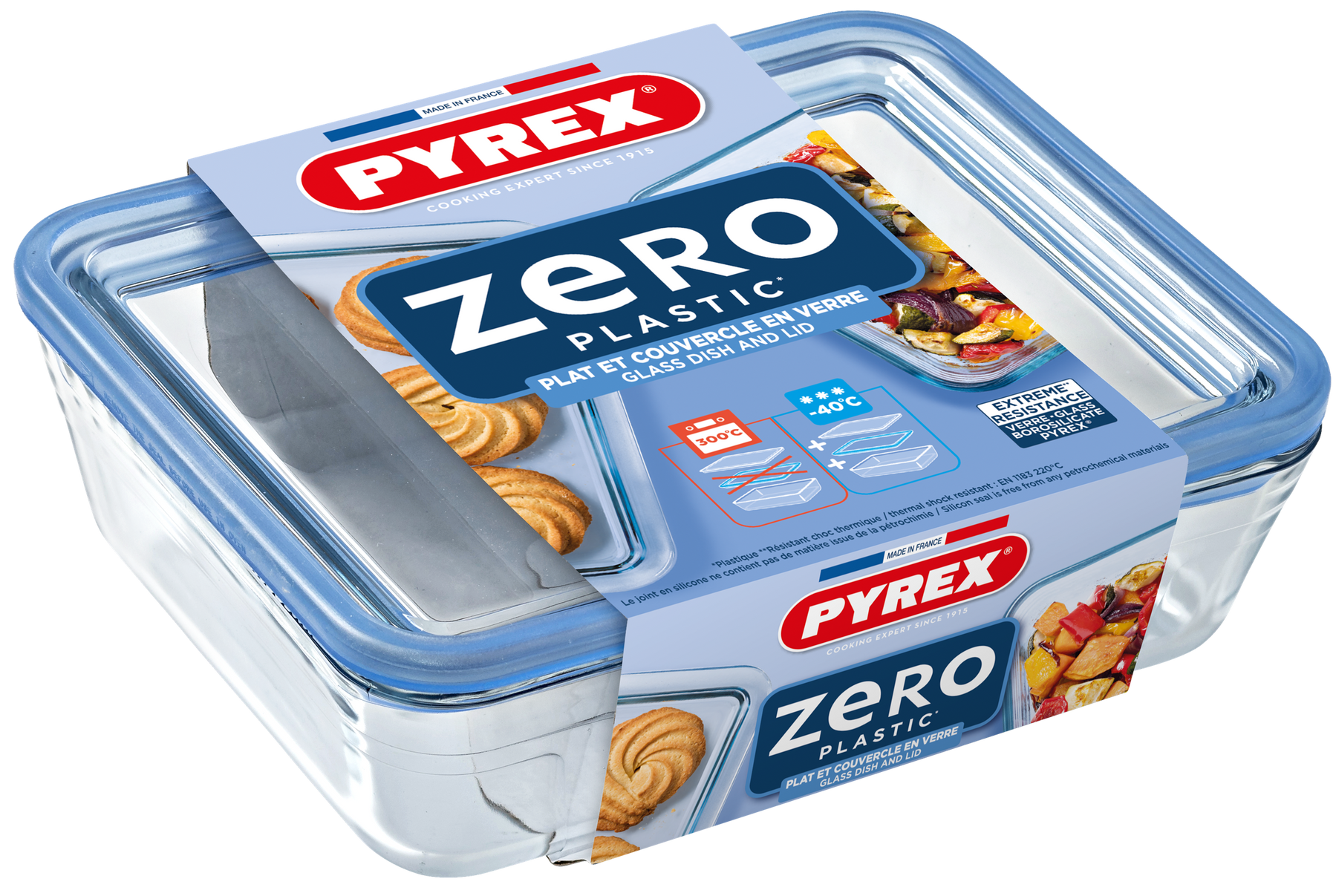 Форма з кришкою Pyrex Pure Glass, 22x17x7 см 242A000/8045 7092350 фото