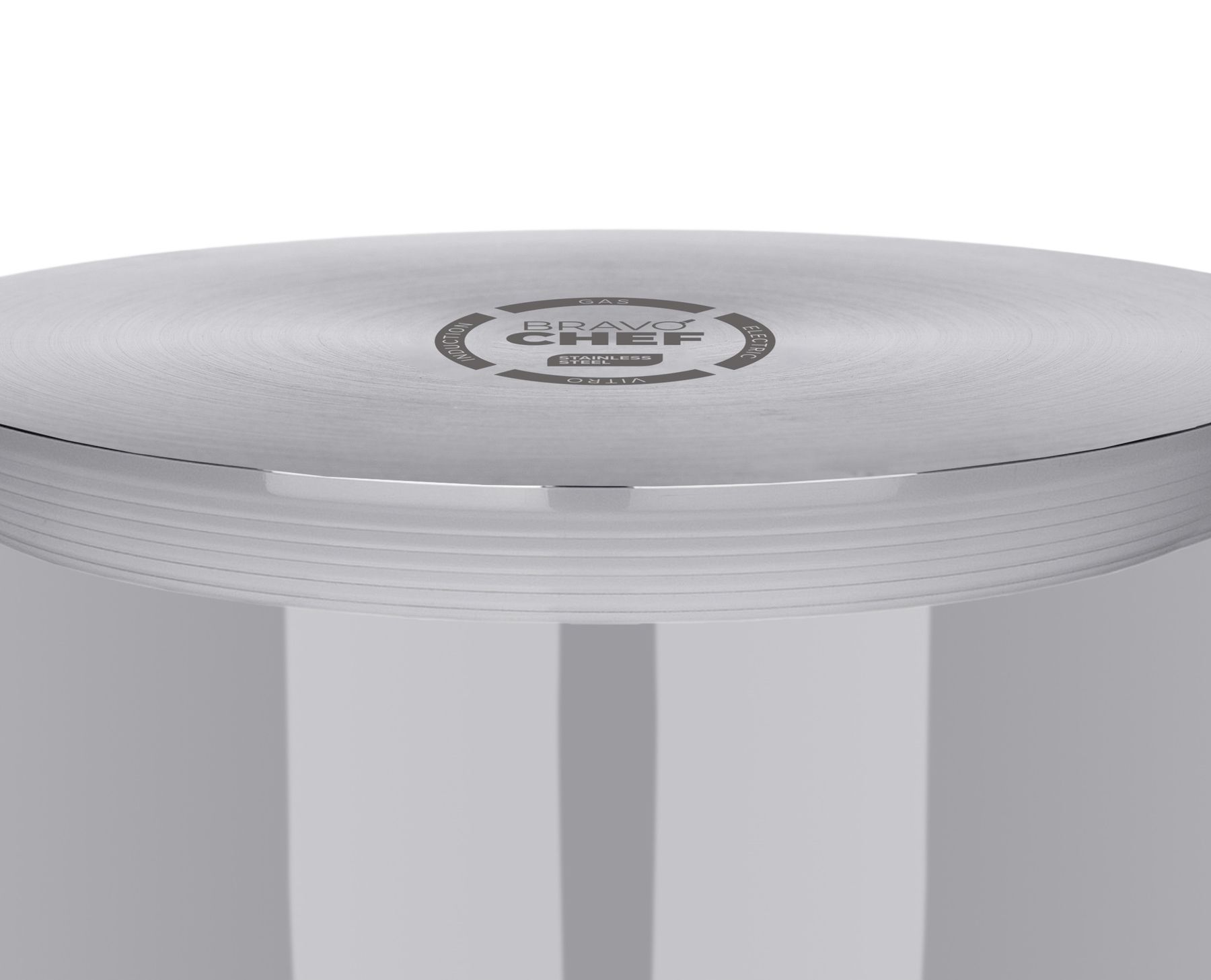 Каструля Bravo Chef 20 см (3.6 л) з кришкою BC-2001-20P 7092284 фото