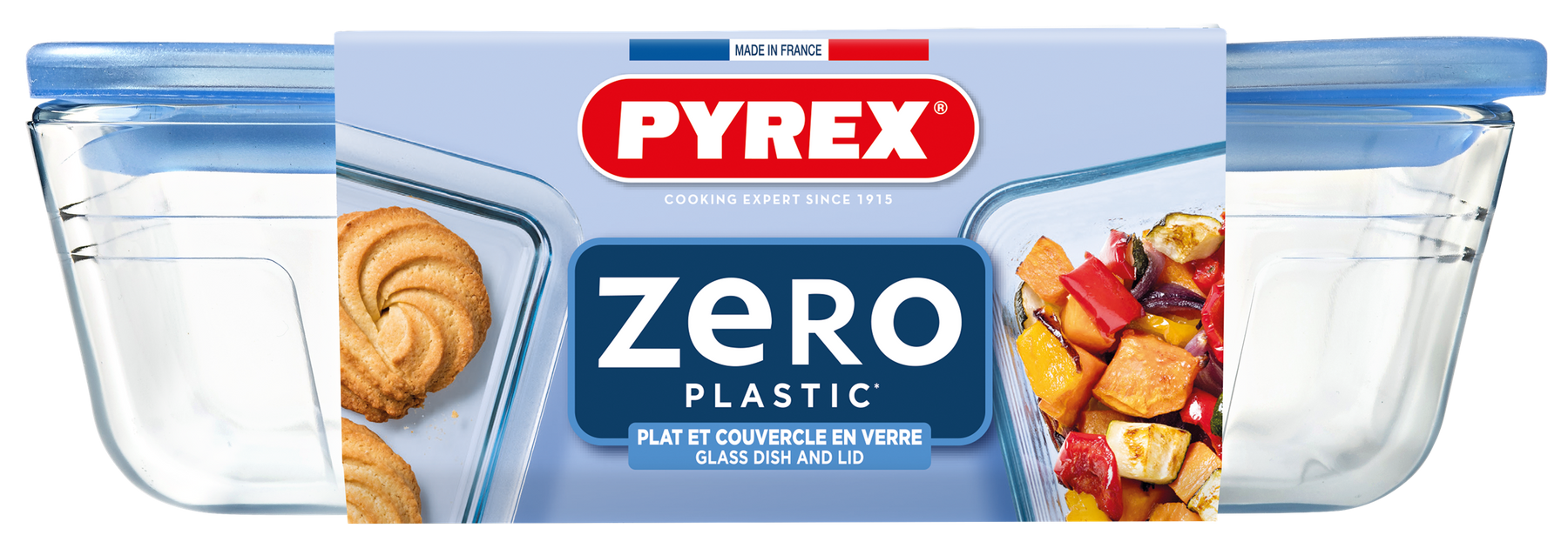 Форма з кришкою Pyrex Pure Glass, 22x17x7 см 242A000/8045 7092350 фото