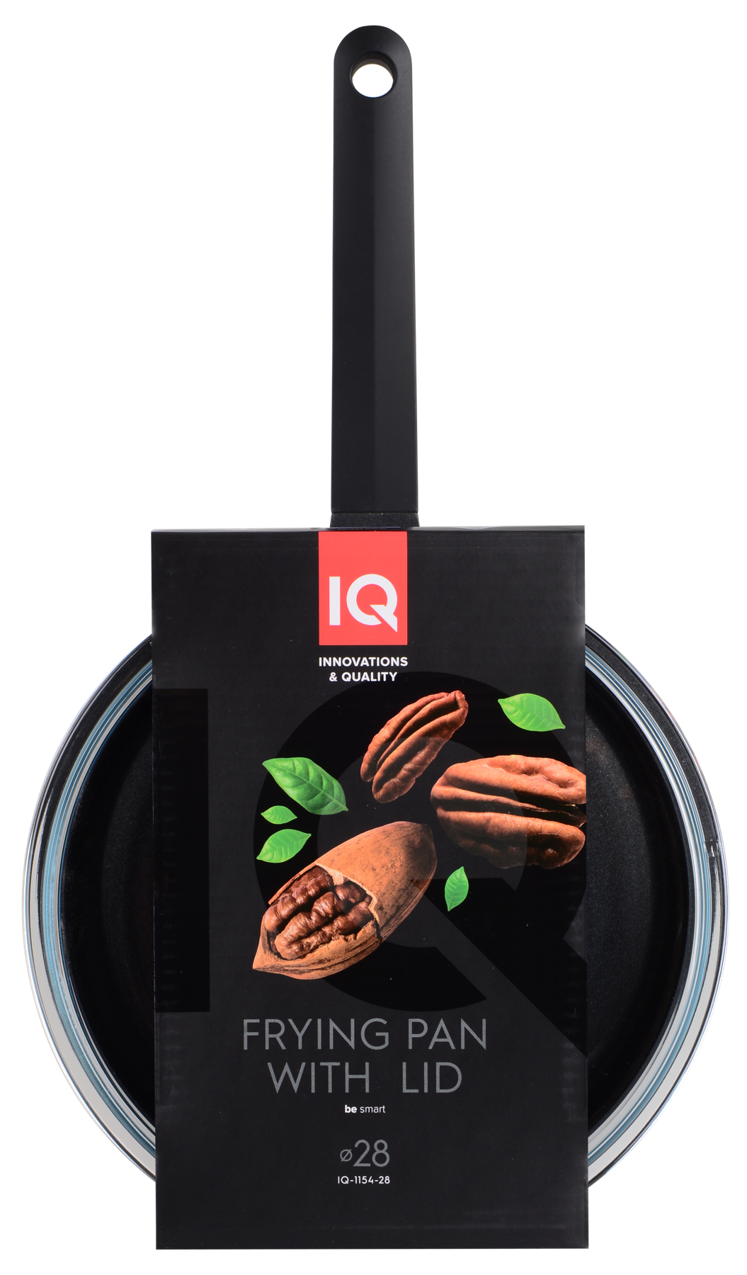 Сковорода з кришкою IQ Be Smart 28 см IQ-1154-28 7077925 фото
