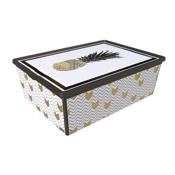 Контейнер Qutu Trend Box Pineapple Life, 25 л TREND BOX с/к PINEAPPLE LIFE 25л TREND BOX с/к PINEAPPLE LIFE 25л фото