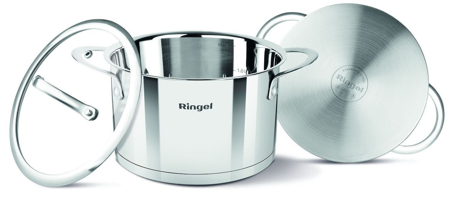 Кастрюля RINGEL Fusion 22 см 4.7л RG 2020-22 6733719 фото