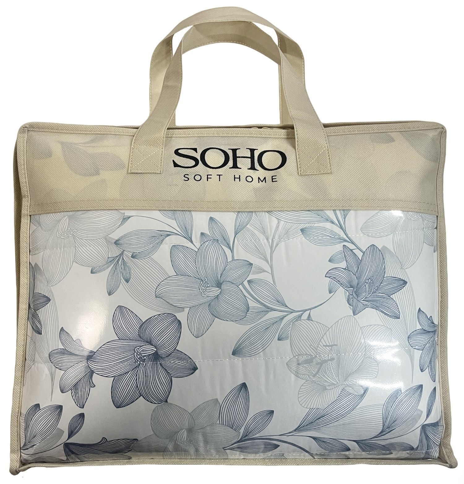Комплект постільної білизни з легкою ковдрою Soho Євро 200х220 см Light flower 03-BT-7173-Flower 7222161 фото