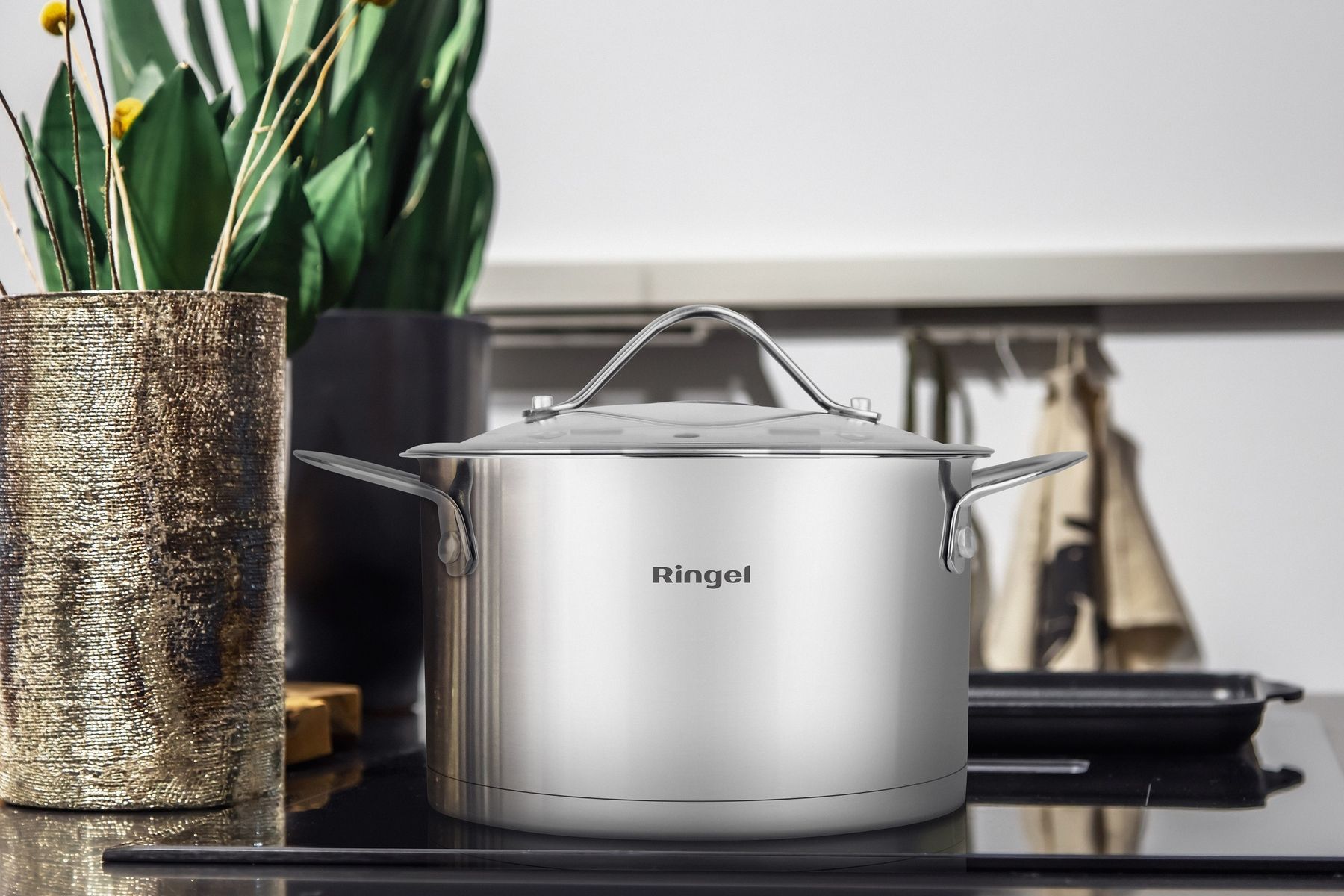 Кастрюля RINGEL Fusion 22 см 4.7л RG 2020-22 6733719 фото
