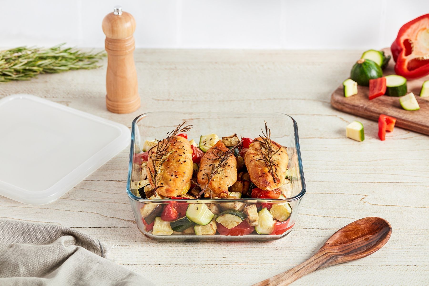 Форма з кришкою Pyrex Cook&Freez, 20х20х7 см 219P001/7944 7092354 фото