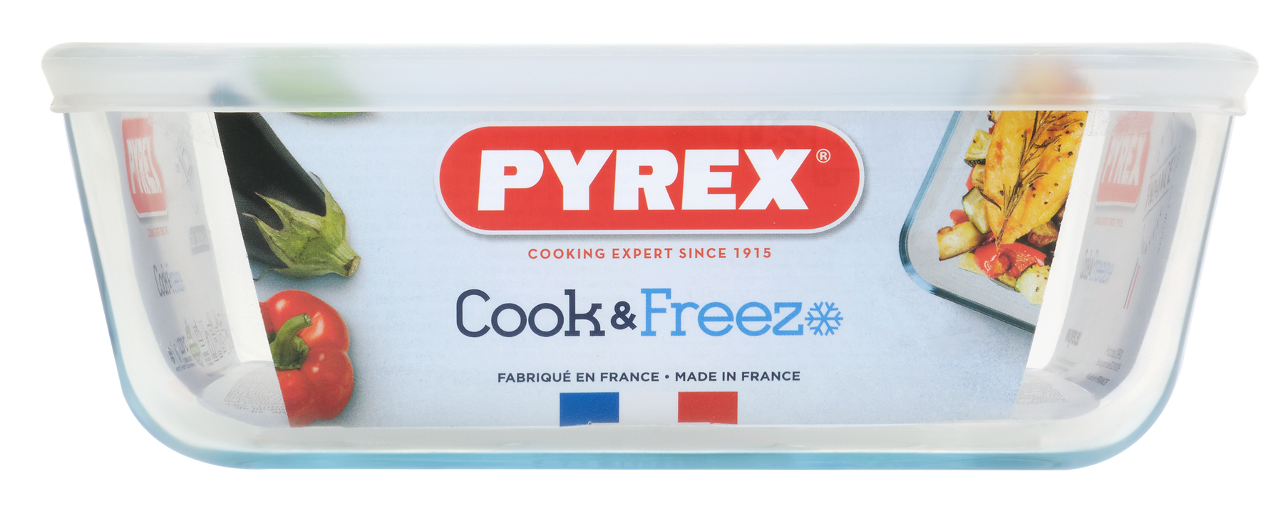 Форма з кришкою Pyrex Cook&Freez, 20х20х7 см 219P001/7944 7092354 фото