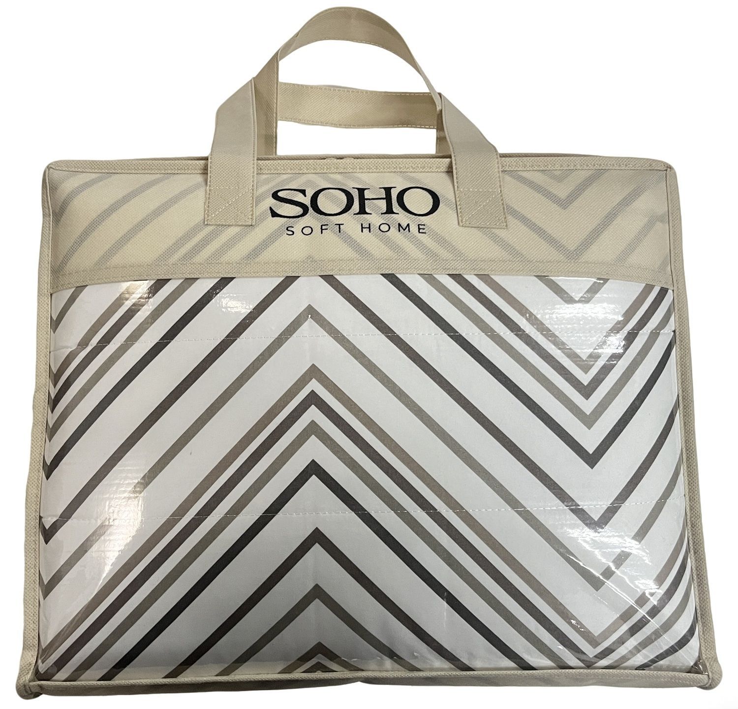 Комплект постільної білизни з легкою ковдрою Soho Євро 200х220 см Zigzag 03-BT-7173-Zigzag 7222162 фото