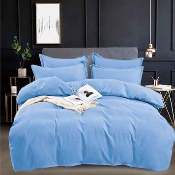Комплект постільної білизни Soho Євро Elle 200х230 см SOLO Blue A130213 6999180 фото