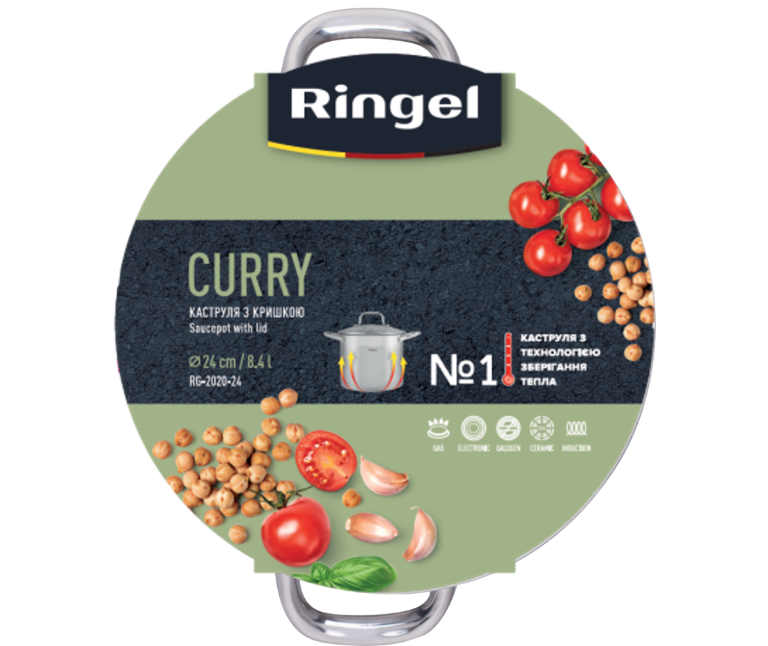 Каструля Ringel Curry (8.4 л) 24 см RG-2020-24* 6990947 фото