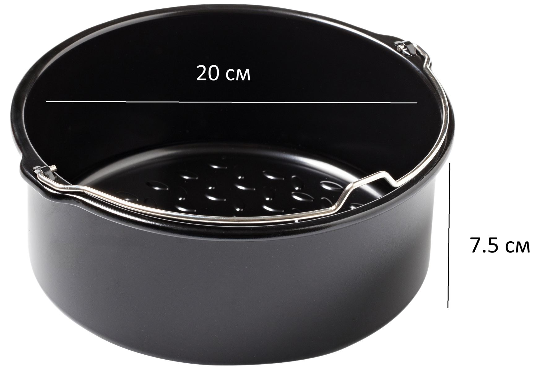 Форма для запікання Pyrex AirFryer, 20x19x7.5 см (1.6 л) AF20DR6/8046 7263054 фото
