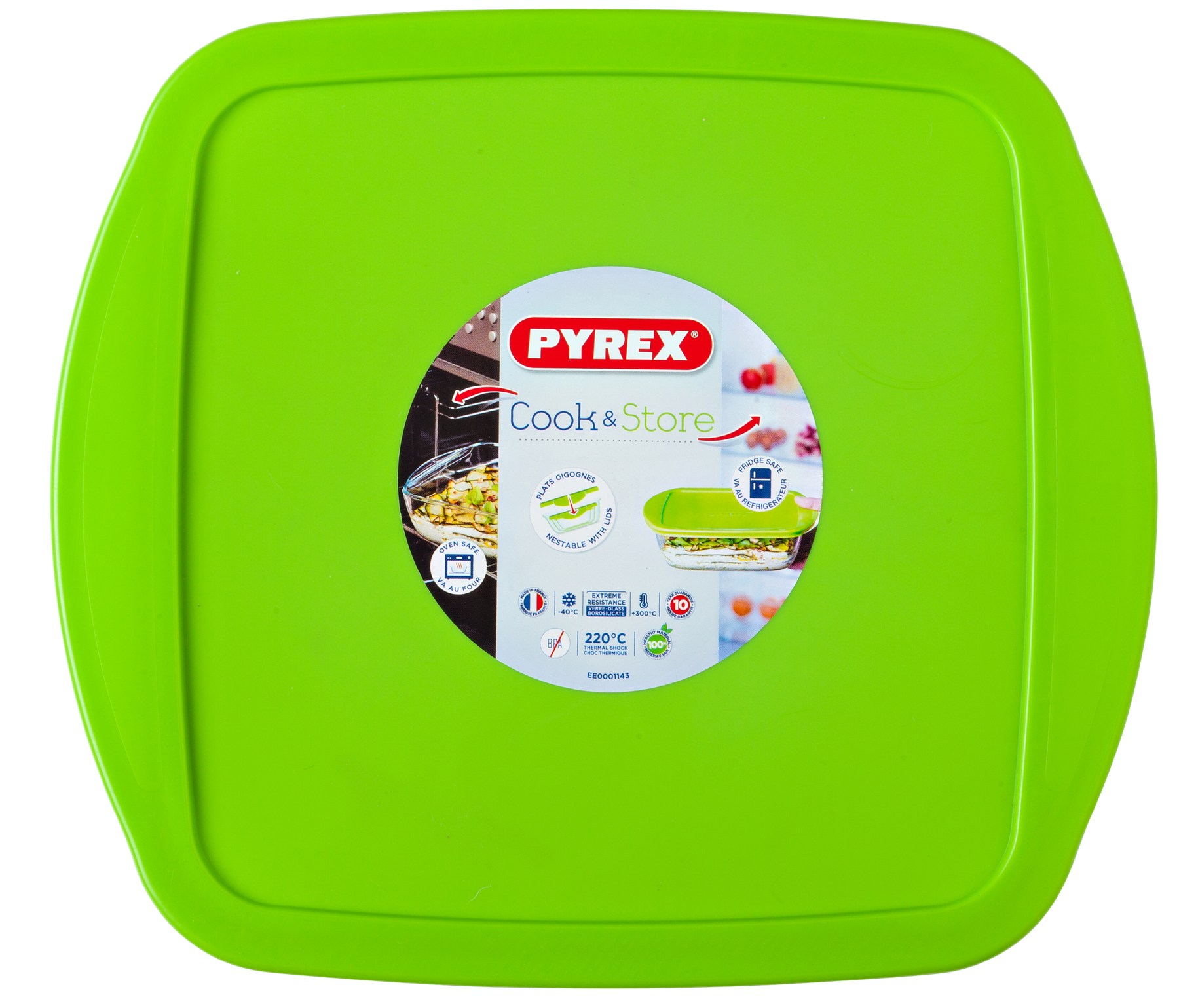 Форма з кришкою Pyrex Cook&Store, 25х22х7 см 212P000/7645 7092359 фото