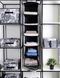 Органайзер Idea Home NP-121 Anthracite Flowers 28x28x112 см NP-121 ткан. 6ком. підвіс. Anthr 7058552 фото 4