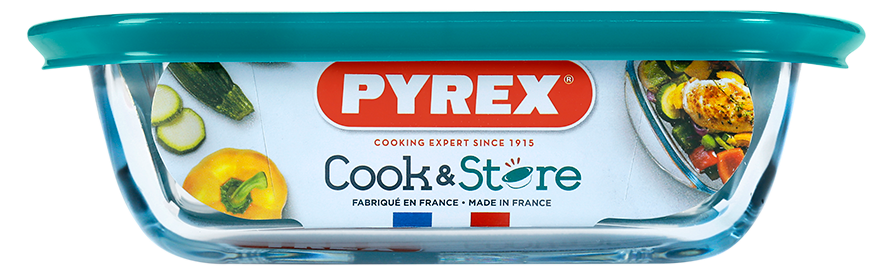Форма з кришкою Pyrex Cook&Store, 25х22х7 см 212P000/7645 7092359 фото
