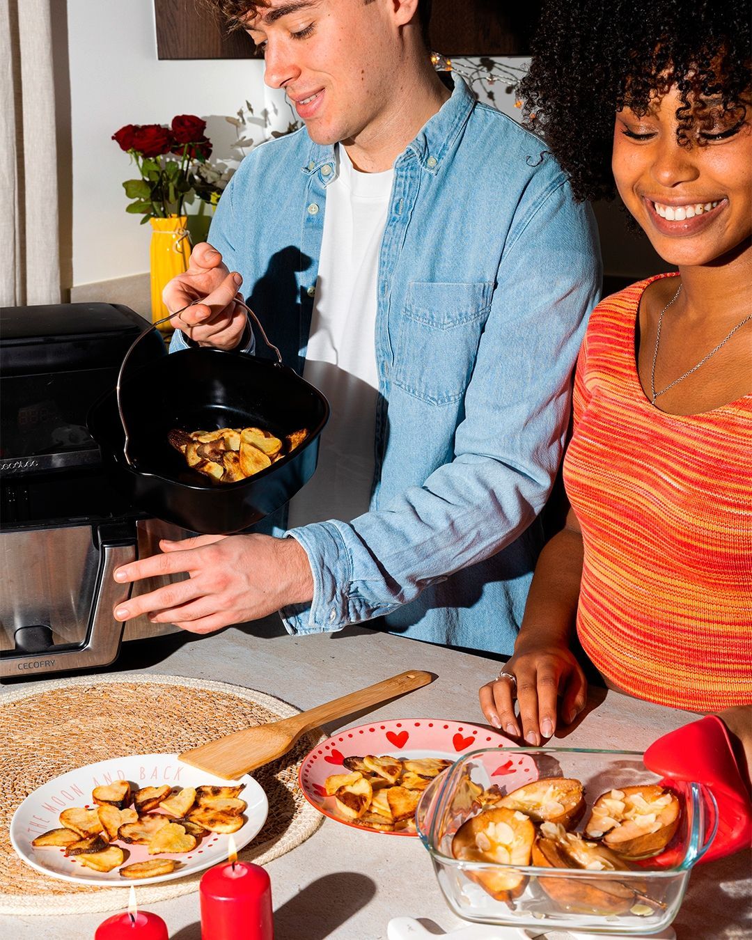 Форма для запікання Pyrex AirFryer, 22х21х7.5 см (1.9 л) AF22SR6/8046 7263055 фото