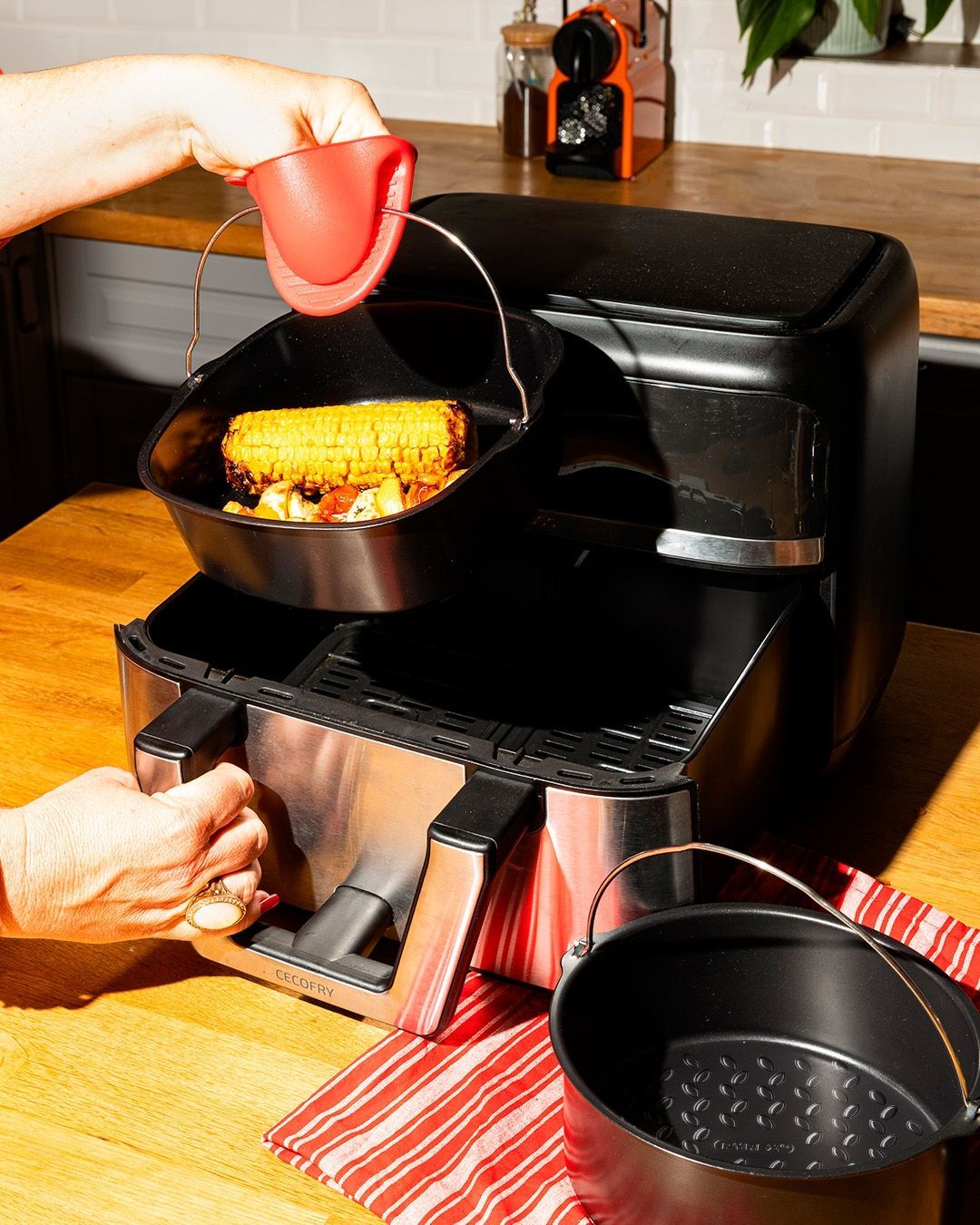 Форма для запікання Pyrex AirFryer, 22х21х7.5 см (1.9 л) AF22SR6/8046 7263055 фото