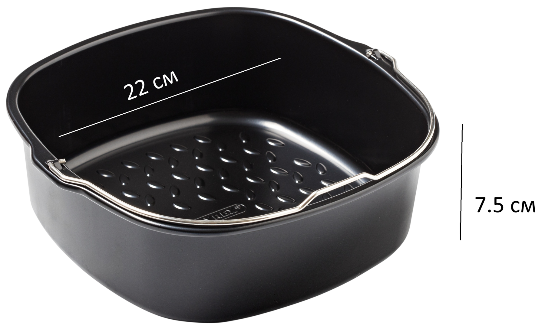 Форма для запікання Pyrex AirFryer, 22х21х7.5 см (1.9 л) AF22SR6/8046 7263055 фото