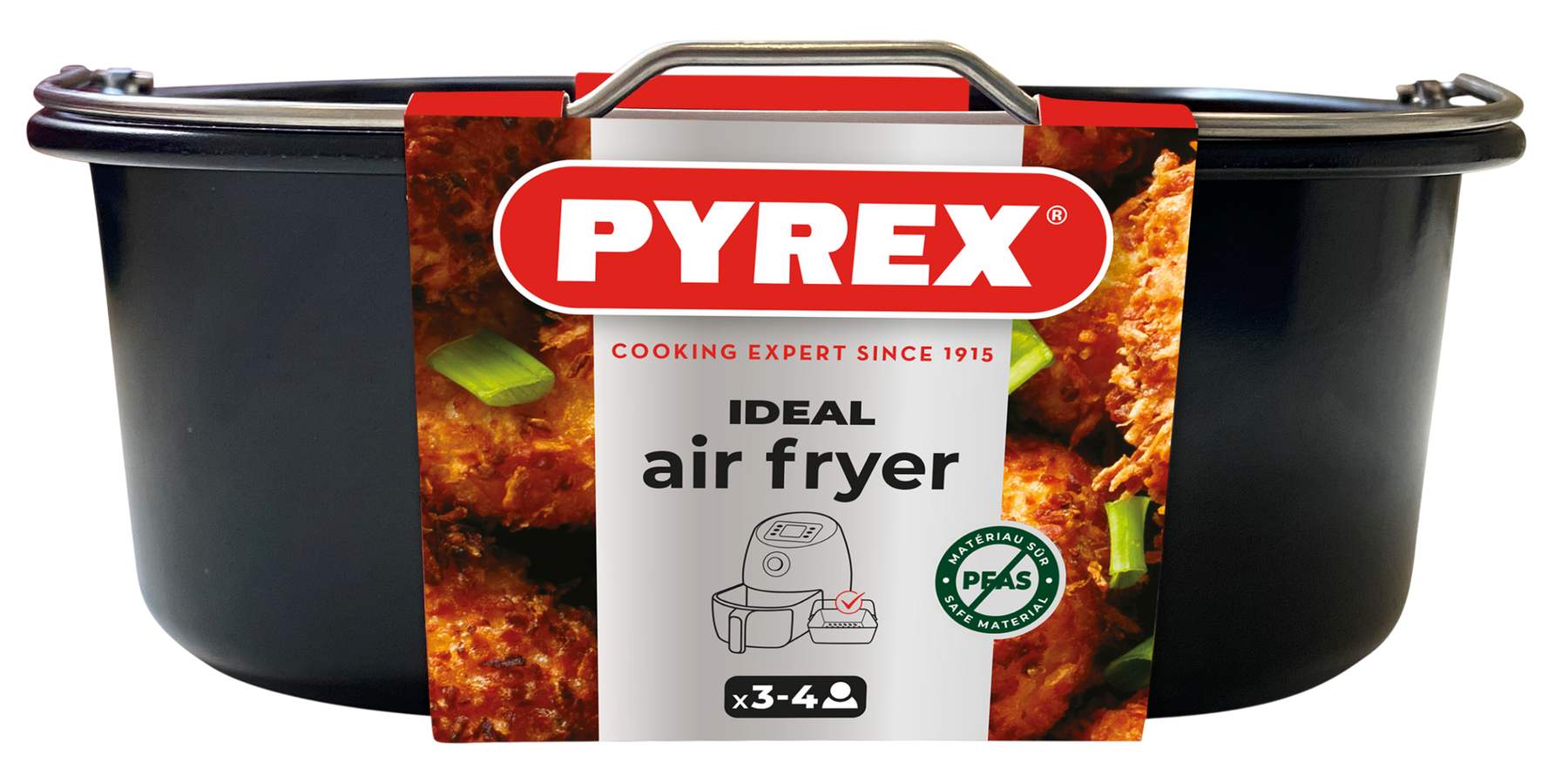 Форма для запікання Pyrex AirFryer, 22х21х7.5 см (1.9 л) AF22SR6/8046 7263055 фото