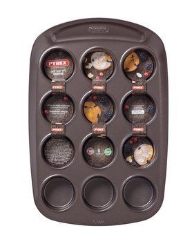 Форма для маффінів PYREX ASIMETRIA, 12 шт. 6.5 см AS12BU0/7646 6236591 фото