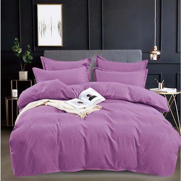 Комплект постільної білизни Soho Євро Elle 200х230 см SOLO Lilac A130183 6999183 фото