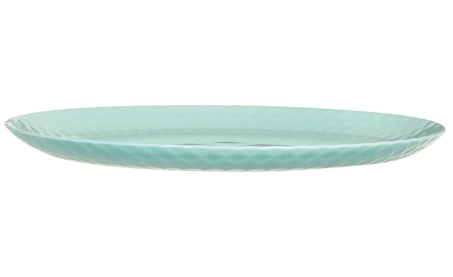 Тарілка обідня Luminarc Pampille Light Turquoise 25 см Q4649 6711260 фото