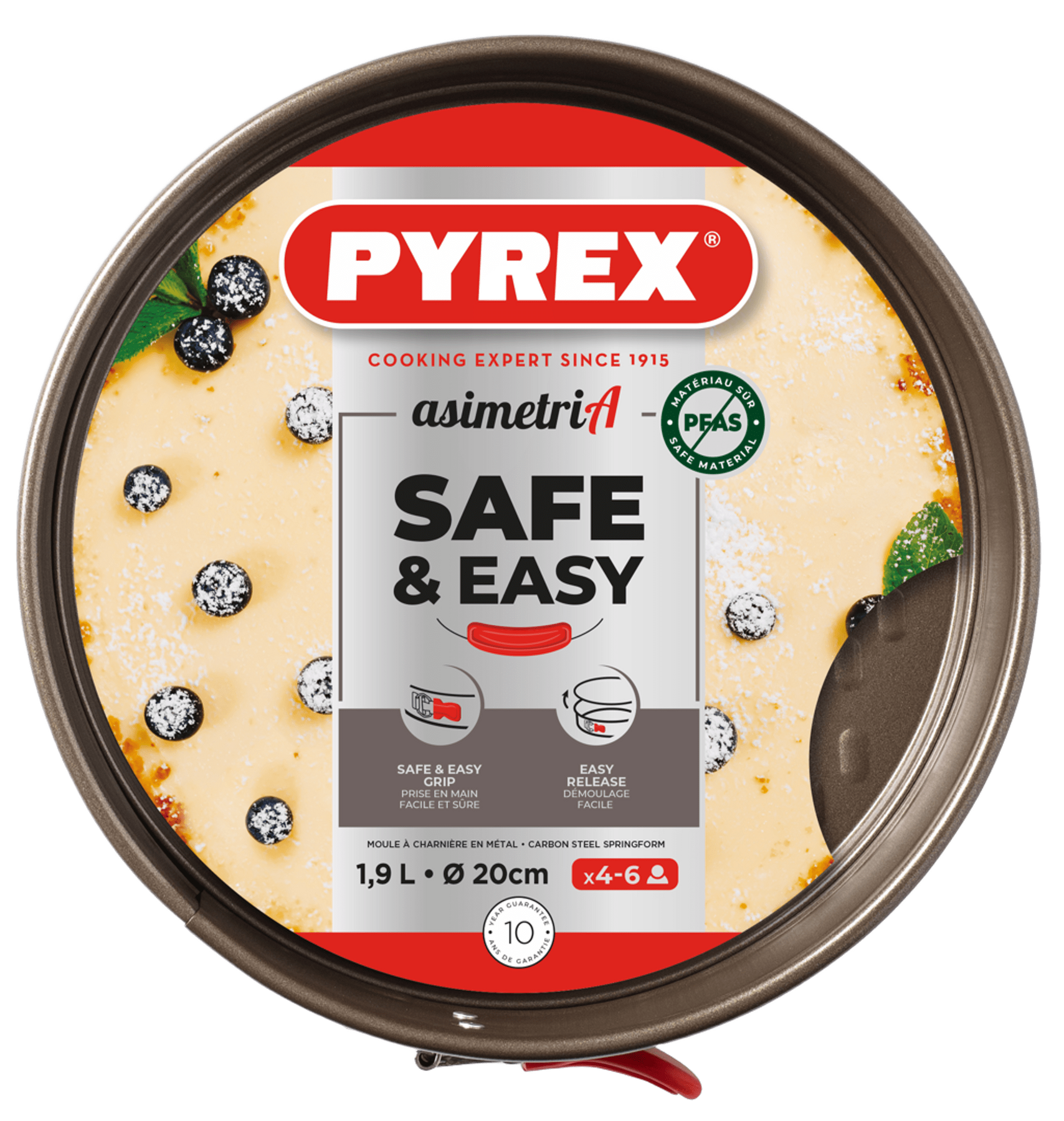 Форма Pyrex New Asimetria, 20 см AS20BS0/8044 7263911 фото