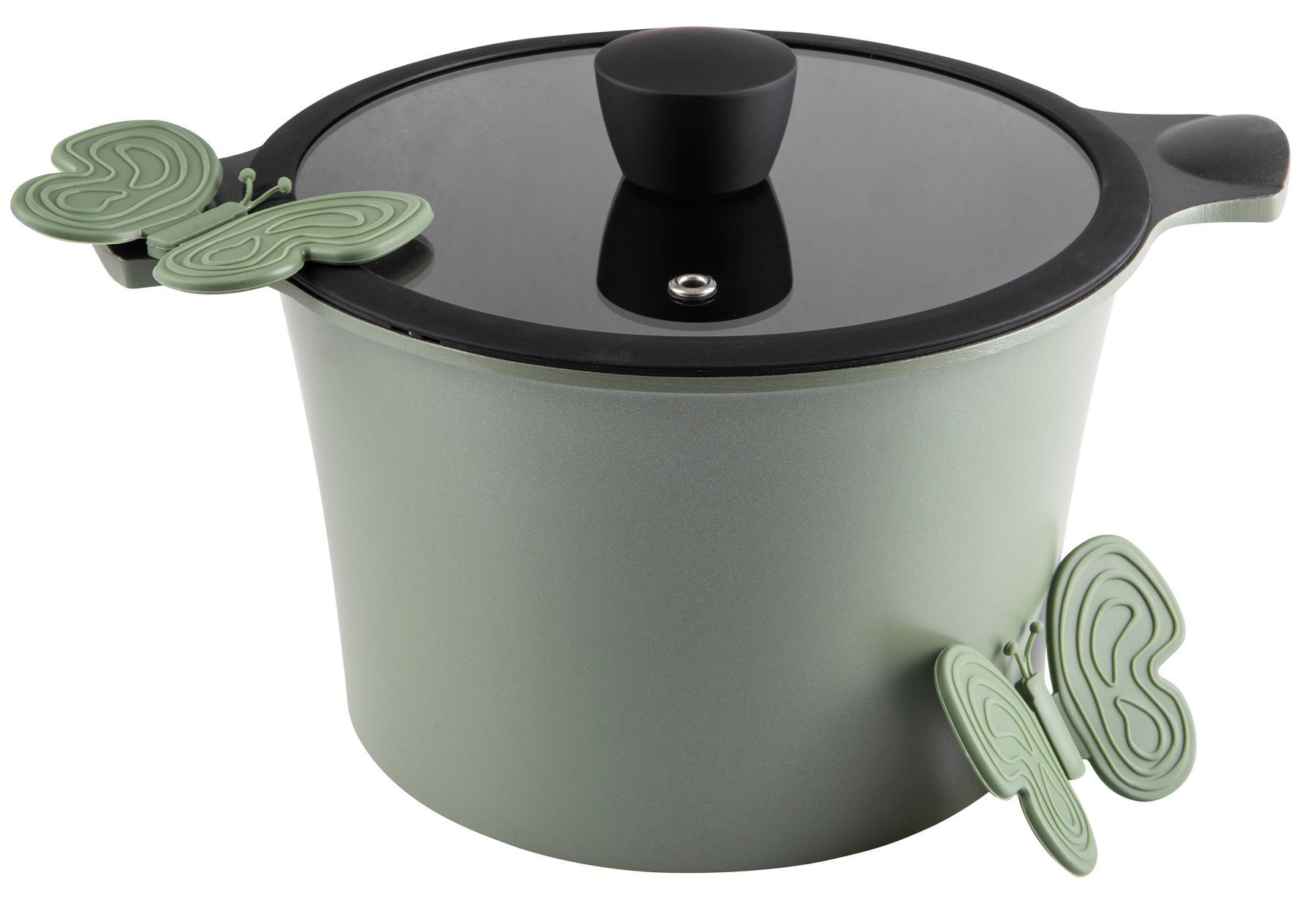 Каструля RINGEL Zitrone Olive (5.8 л) 24 см RG-2108-24/2/OL 6885897 фото