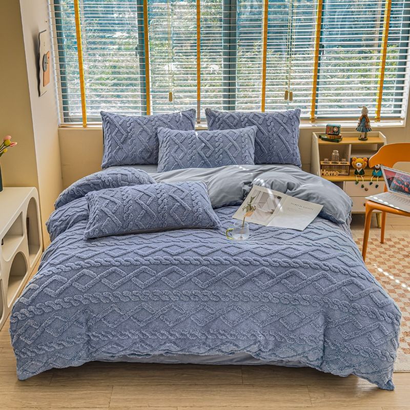 Набір текстилю Soho Ковдра 200х220 см + 2 наволочки 50х70 см Romance Blue Set carpet+ pillow Blue 7120197 фото