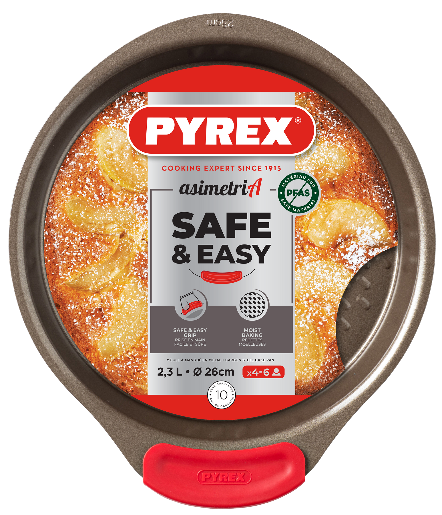 Форма для пирога Pyrex New Asimetria, 26 см AS26BA0/8046 7263914 фото