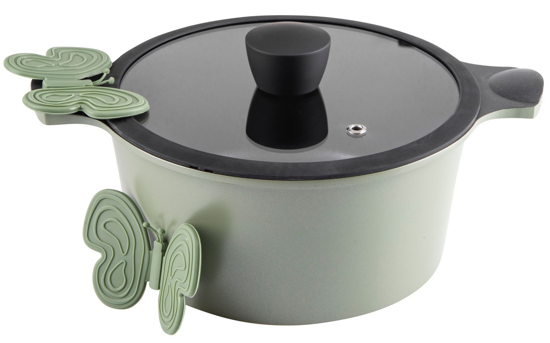 Каструля RINGEL Zitrone Olive (4.2 л) 24 см RG-2108-24/1/OL 6885899 фото