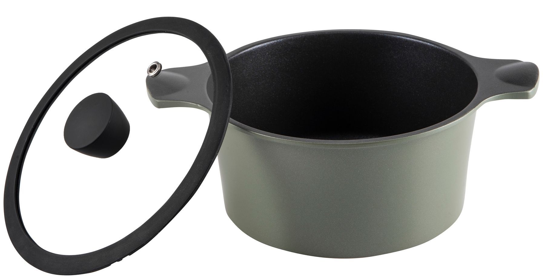 Каструля RINGEL Zitrone Olive (4.2 л) 24 см RG-2108-24/1/OL 6885899 фото