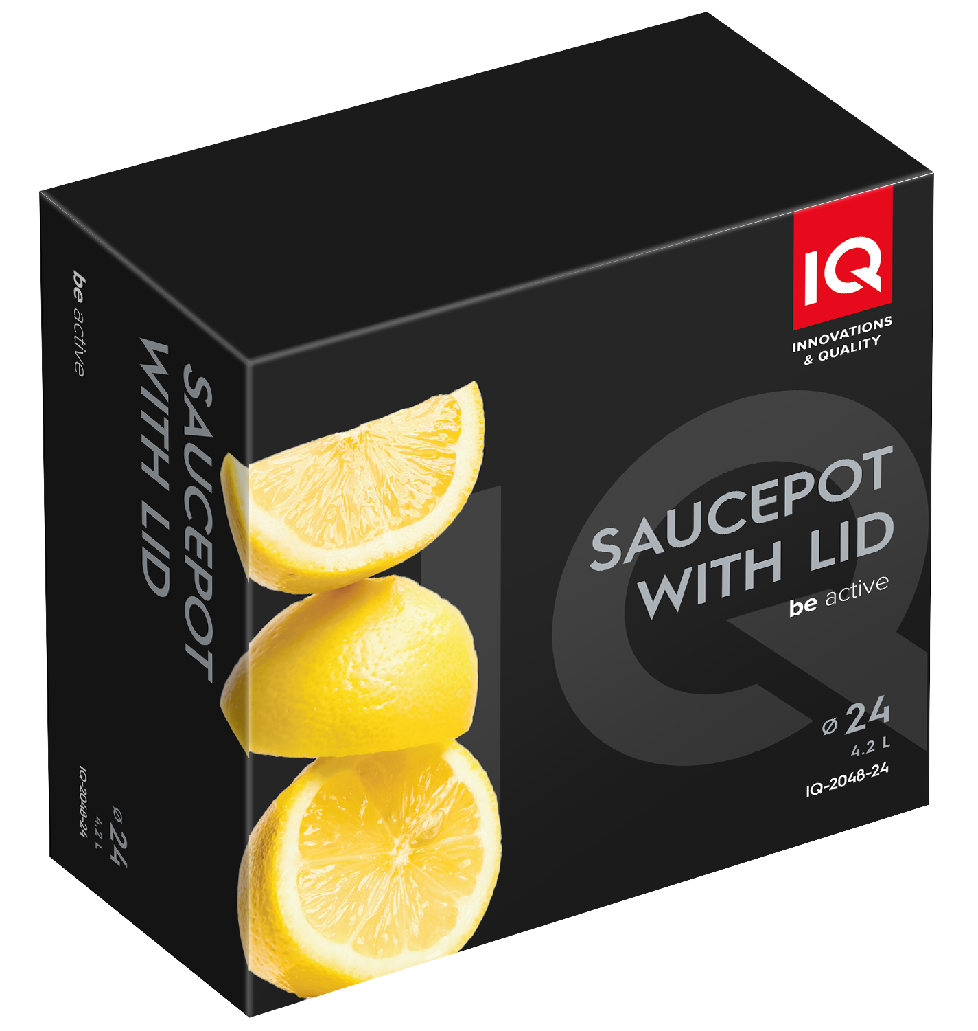 Каструля IQ Be Active (4.2 л) 24 см IQ-2048-24 6996306 фото