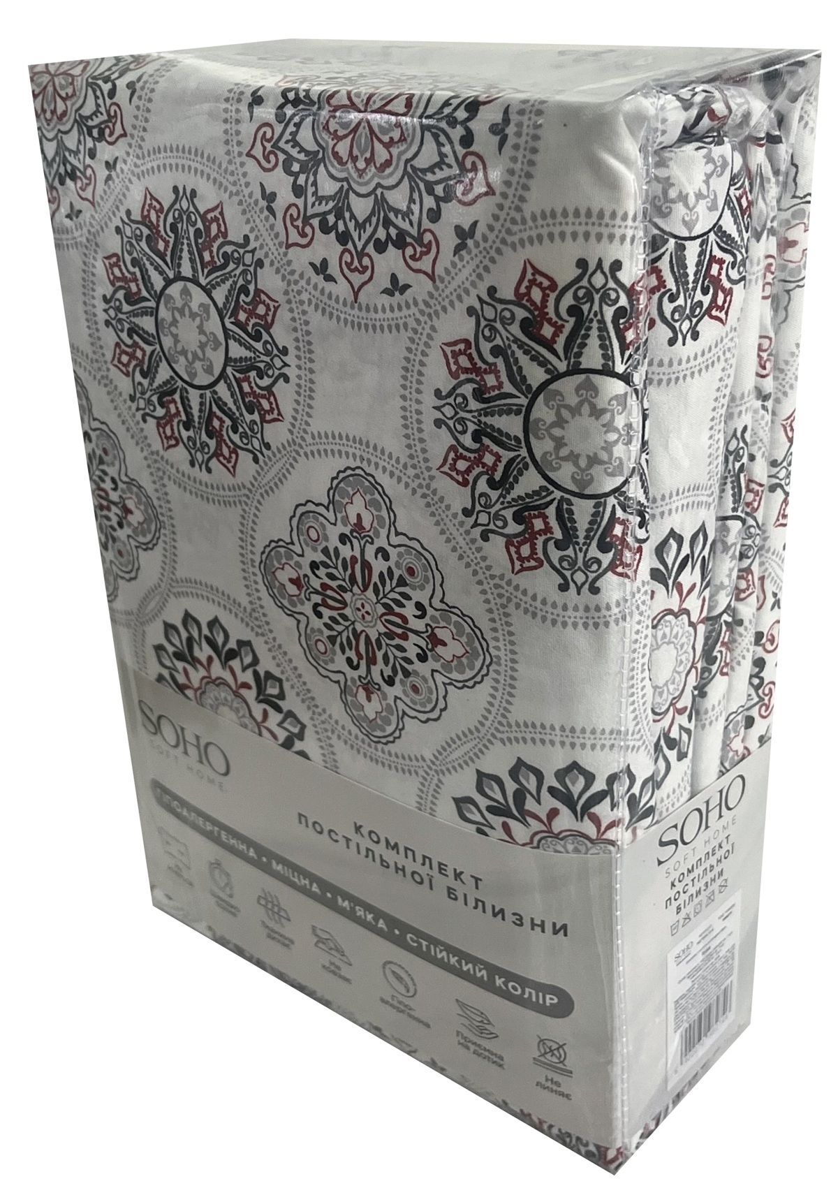 Комплект постільної білизни Soho Євро 200х220 см Itaka PATTERN 15-E 7098274 фото