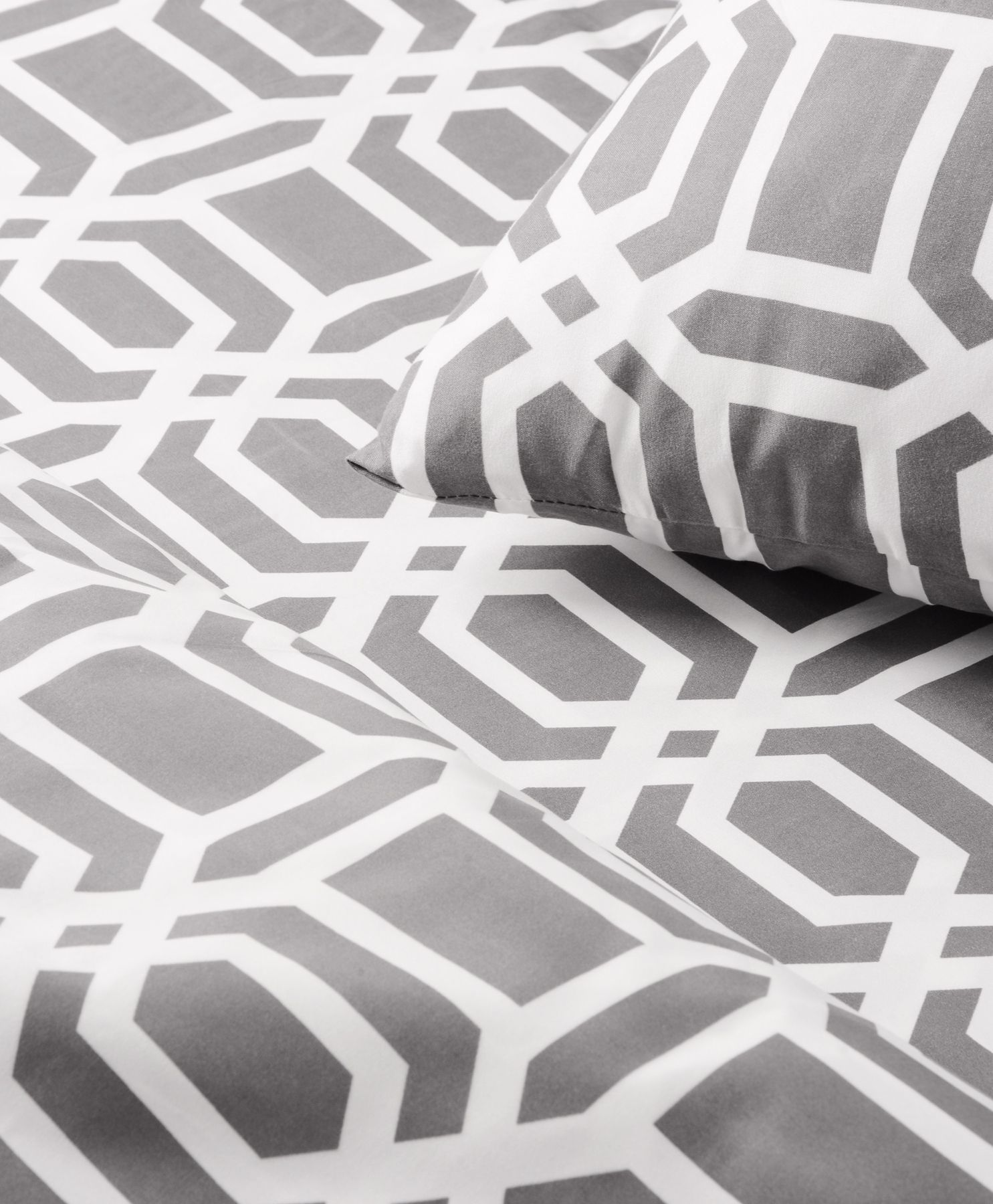 Комплект постільної білизни Soho Полуторний 150х200 см Geometria Grey WY23-293-1-2 6990869 фото
