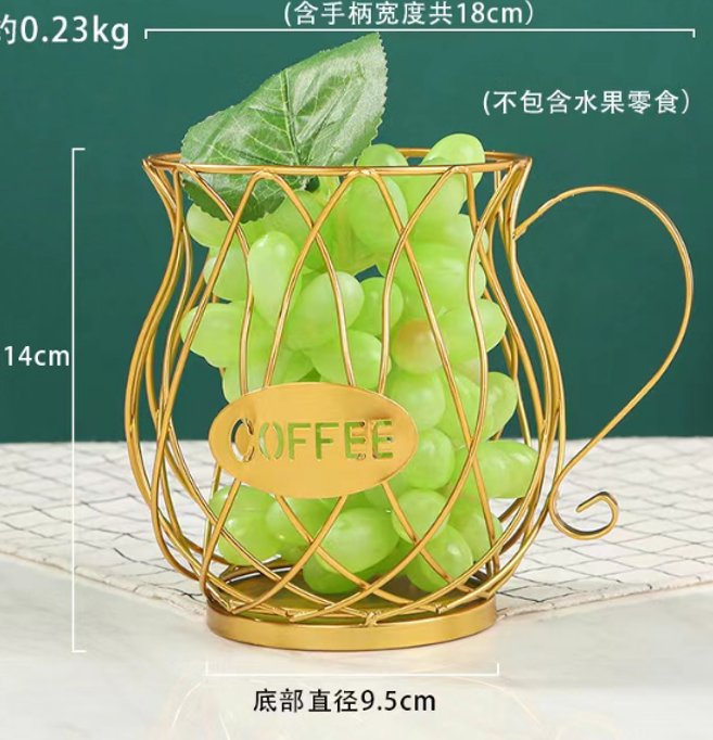Ваза для фруктів Viva Lacy Mug Gold B090059 6983940 фото