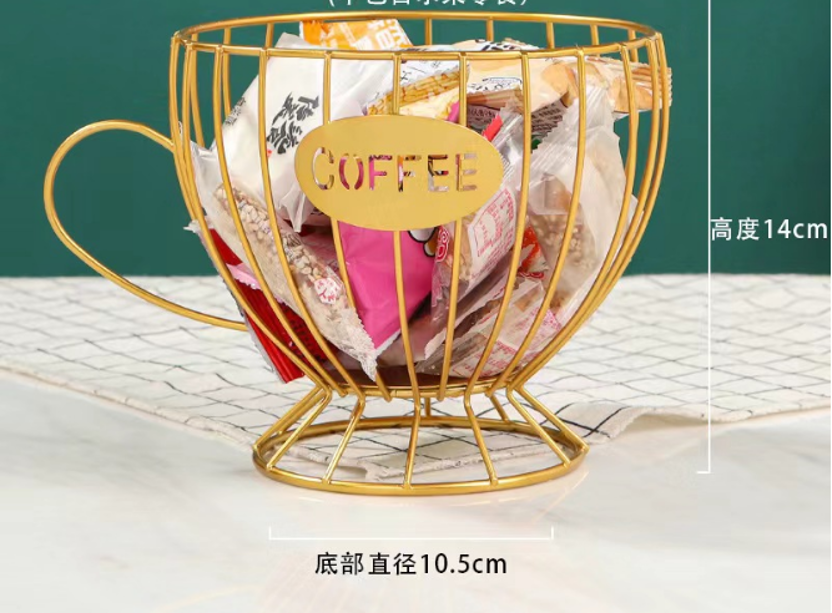 Ваза для фруктів Viva Lacy Cup Gold B090061 6983942 фото