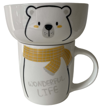 Набір для сніданку Limited Edition Happy Bear, 2 предмети JSD06 7136699 фото