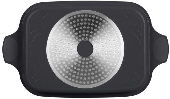 Гусятниця з грилем RINGEL Zitrone Black 34x24x13.5 см (6+3 л) RG-2108-34 BL-R 6732715 фото