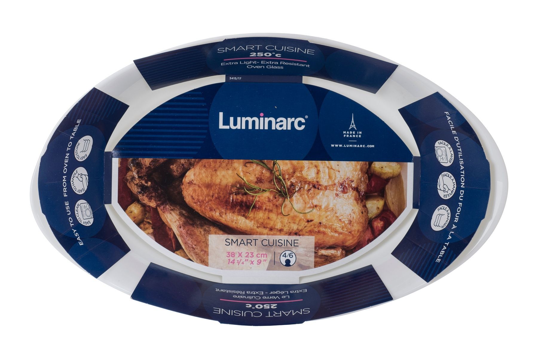 Форма для запікання LUMINARC SMART CARINE, 38х23 см N3486 6392931 фото