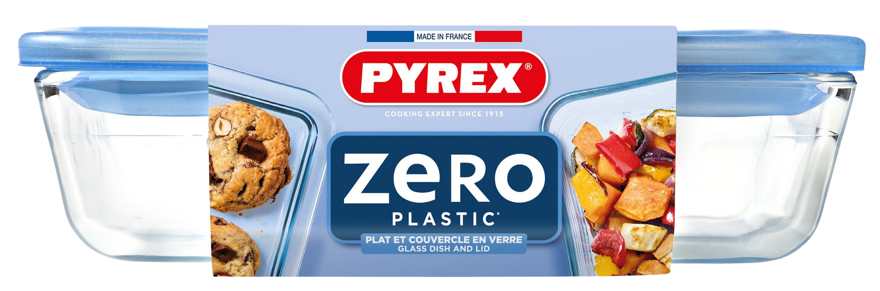 Форма з кришкою Pyrex Pure Glass, 19x14x5 см (0.8 л) 241A000/8046 7092349 фото