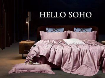 Комплект постільної білизни Soho Євро Boutique 200х230 см Butterfly Powder A130102 6993994 фото
