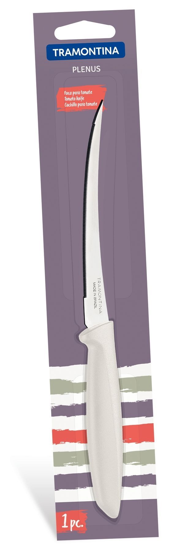 Ніж для томатів Tramontina Plenus light grey, 127 мм 23428/135 6740793 фото