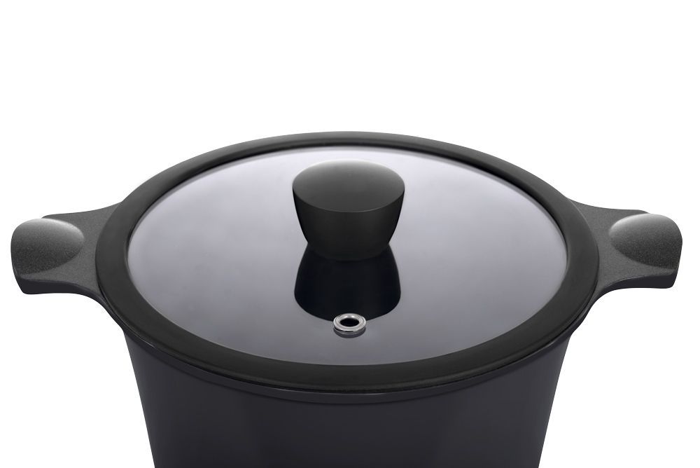 Каструля RINGEL Zitrone Black (5.8 л) 24 см RG-2108-24/2 BL 6471576 фото