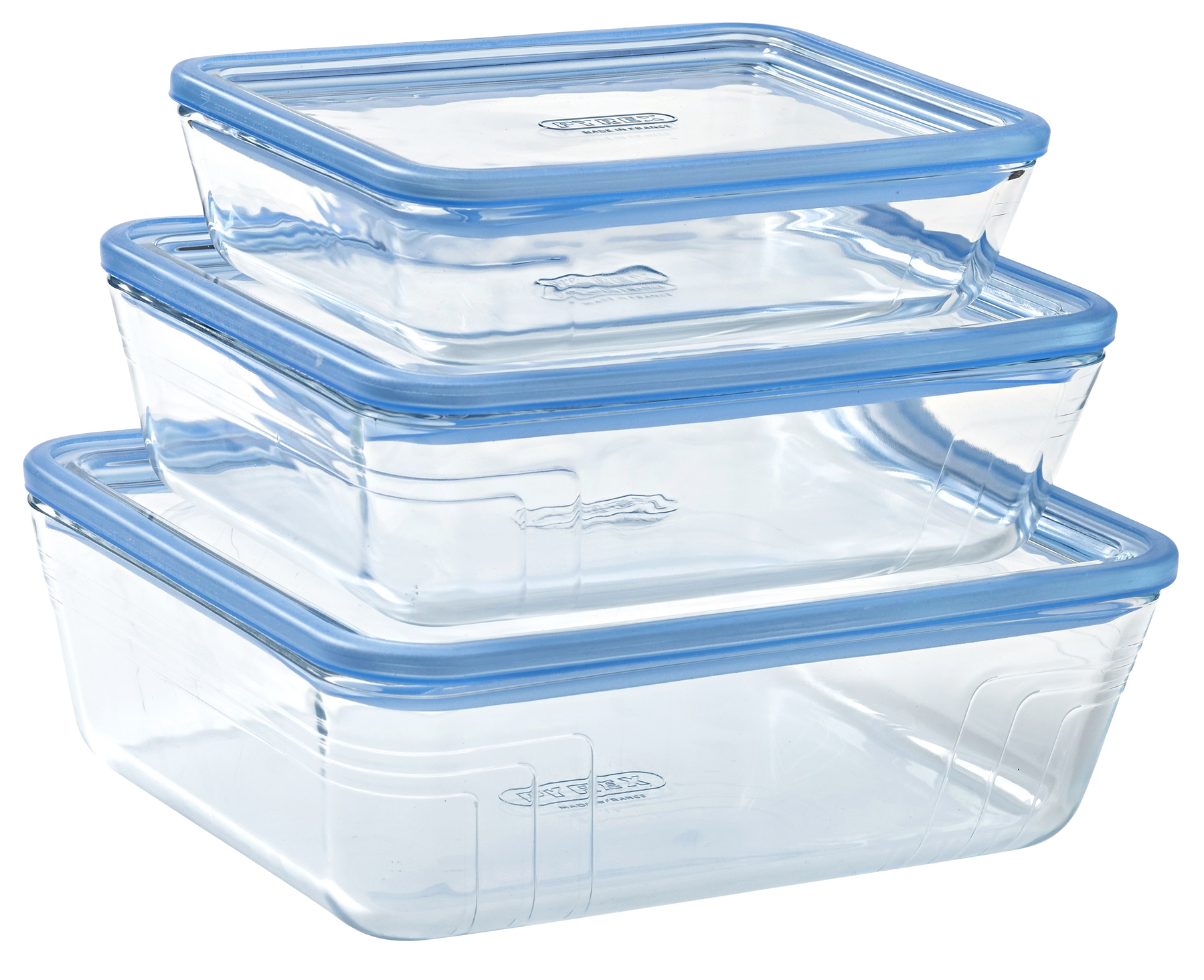 Форма з кришкою Pyrex Pure Glass, 24x19x8 см (2.6 л) 243A000/8044 7092351 фото