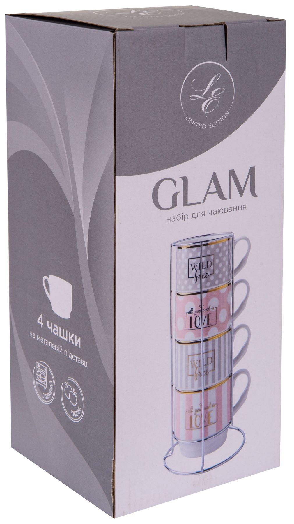Набір чашок Limited Edition Glam B248-T2005 6469516 фото