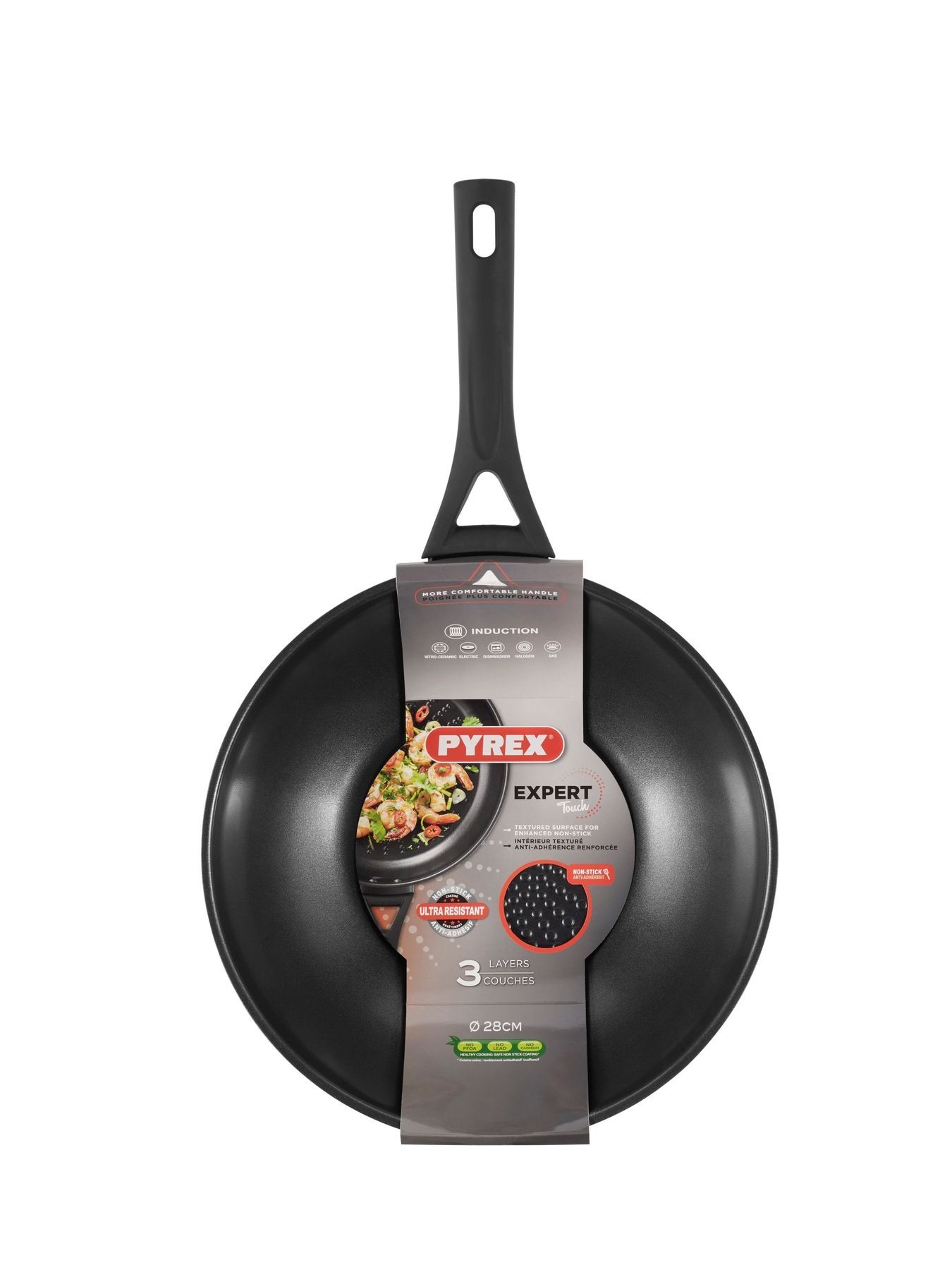 Сковорода WOK PYREX EXPERT Touch 28 см ET28BWX/7646 6334092 фото