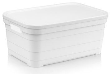 Кошик Idea Home 00643 Pyramid White 10.8 л (00643 White) 7180095 фото