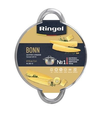 Каструля RINGEL Bonn (4.7 л) 22 см RG-2003-22 6355912 фото