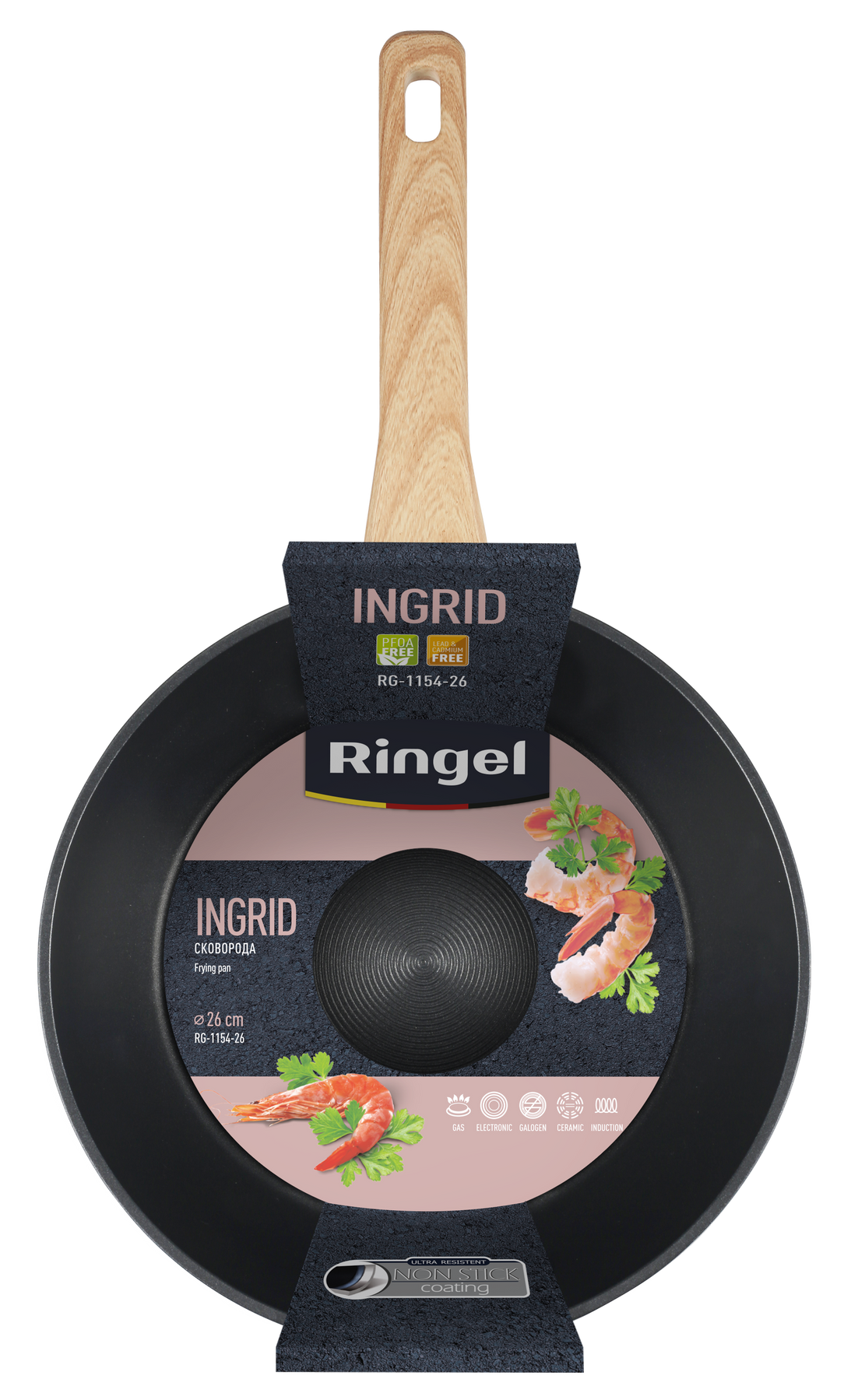 Сковорода Ringel Ingrid 26 см RG-1154-26 7136795 фото