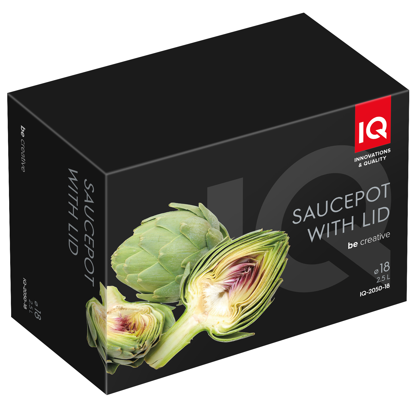 Каструля IQ Be Creative (2.5 л) 18 см IQ-2050-18 6998861 фото